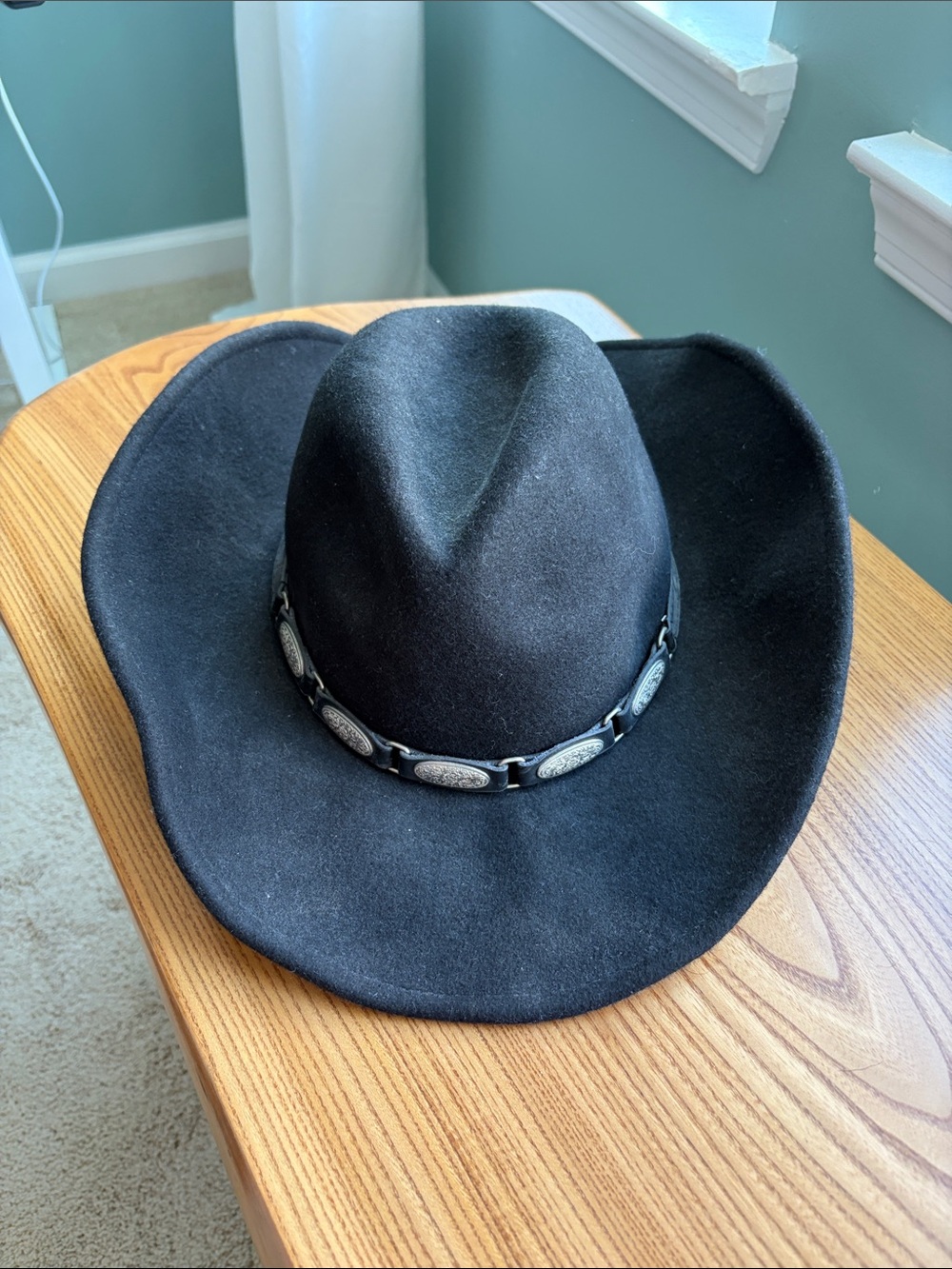 Scala | Black Felt Cowboy Hat